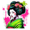 Geisha / Chinese / Japanese / Anime / Comic