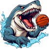 Basketball Player Shark