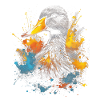 Ente Kunstwerk Bunt