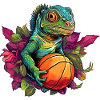 Basket-ball caméléon