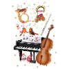 Christmas with robin and music