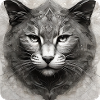 Visage de chat cool