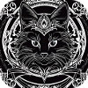 Cool gothic cat