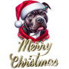 Dog Merry Christmas