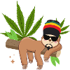 WEED Sloth Rastafari Outfit