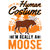 Moose Human Costume Elch Halloween