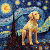 Labrador Starry Night