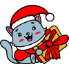 Chat de Noël