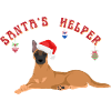 Belgian Shepherd Dog Christmas Pattern