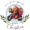 Gingerbread Santa's Apprentice Merry Christmas