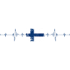 Finland Flag Heartbeat