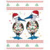 Christmas Blue-footed Seabird