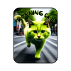 Chat vert