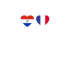Paraguay France Heartbeat Flag Paraguayen