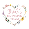 Bride's Drinking Team! Heart Flowers