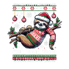 Sloth Christmas Sloth Santa Hat