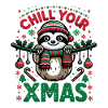 Sloth Christmas Sloth Santa Hat