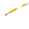Rewind cassette with pencil