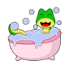 Snake Bathing Bathtub