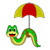 Parapluie serpent