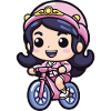 Bicycle Girl Cute