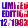 40e anniversaire édition limitée 12/1983