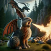 Fire Breathing Bunny Dragon #21