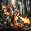 Fire Breathing Bunny Dragon #23
