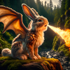 Fire Breathing Bunny Dragon #22