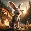 Fire Breathing Bunny Dragon #24