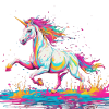 Retro Einhorn 2