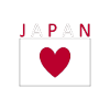 Japan Flag Heart Tokyo