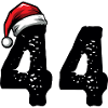 44 Zahl Weihnachten