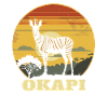 Okapi Sunset Spirit Animal