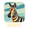 Okapi Sunset Spirit Animal