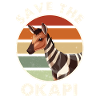 Okapi Sunset Spirit Animal