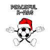 Football de Noël paisible
