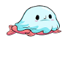 Kawaii Halloween Blobfish Ghost Boo