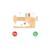 Machine à coudre de mode de vêtements