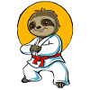 Cute Sport Sloth