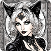 Fille d’anime gothique cool