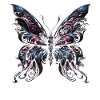 Gothic Grace: Mystic Butterfly