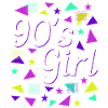 Retro 90'erne Girl Power Style Popkultur