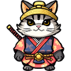 Samurai Cat #13