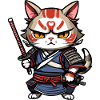 Samurai Cat #7