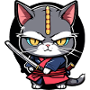 Samurai Cat #8