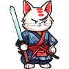Samurai Cat #25