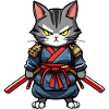 Samurai Cat #19