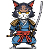 Samurai Cat #22