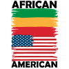 Cultural Identity USA-Africa Flag